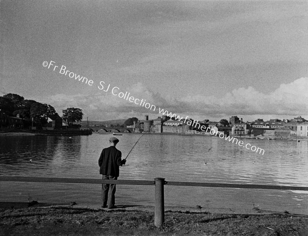 UPSTREAM FROM SARSFIELD QUAY  FISHING